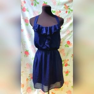 Lace back dress